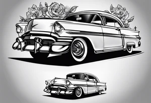 Mobster car tattoo idea