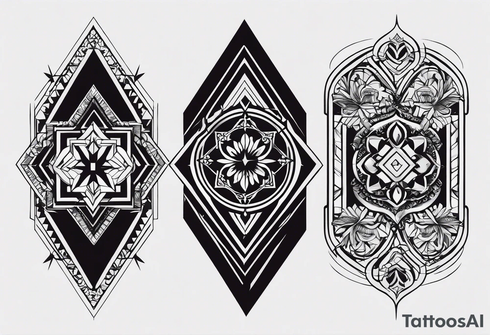 Dwa klocki domina zamiast kropek delikatne serca . Jeden z liczbą 4 i 3 drugi z 3 i 6 tak żeby były złączone trójkami . tattoo idea