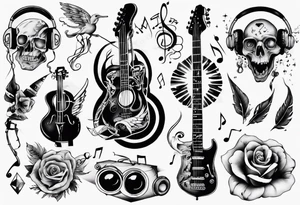 music tattoo tattoo idea