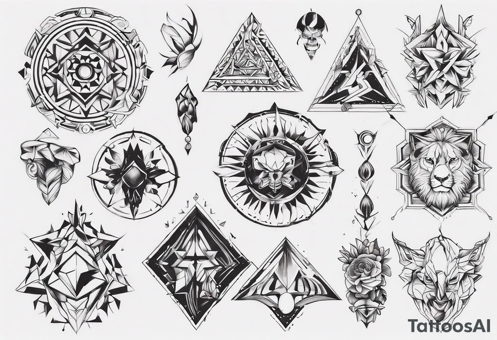 Человек разлитается птицами tattoo idea