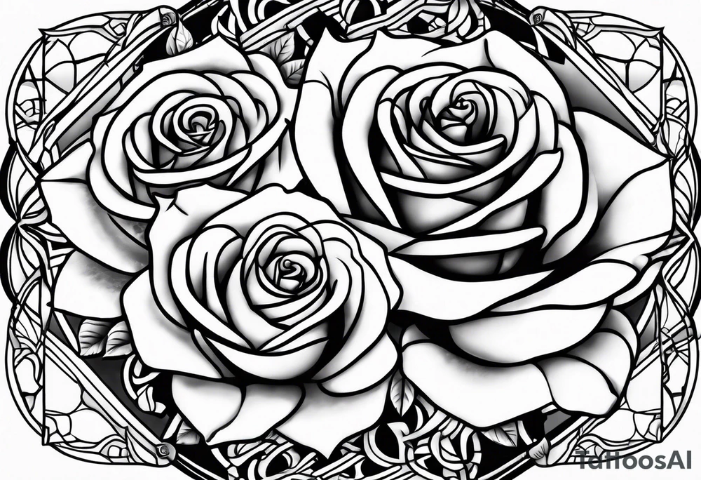 roses
husted name
jenkins name tattoo idea
