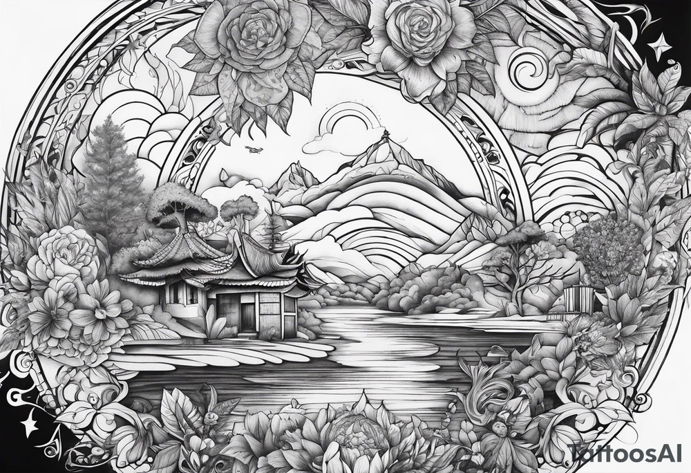 Memento vivere tattoo idea