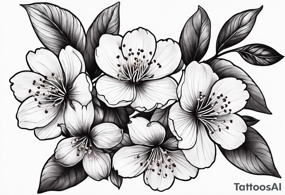 Cherry blossom for back tattoo tattoo idea