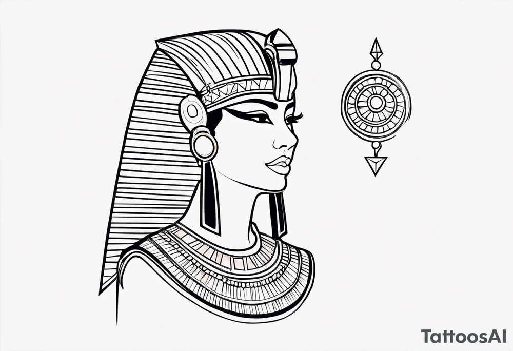Cleopatra tattoo idea