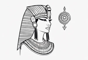 Cleopatra tattoo idea