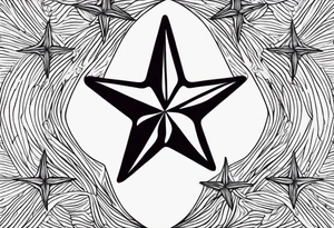 Wave arrow starfish tatto tattoo idea