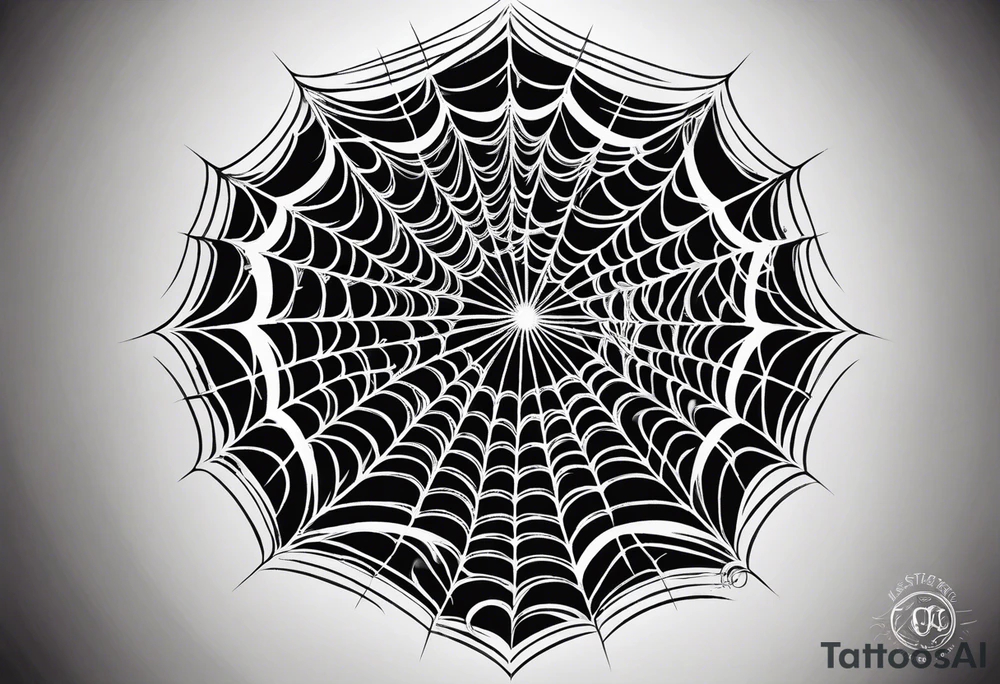 Spider web tattoo for knee tattoo idea