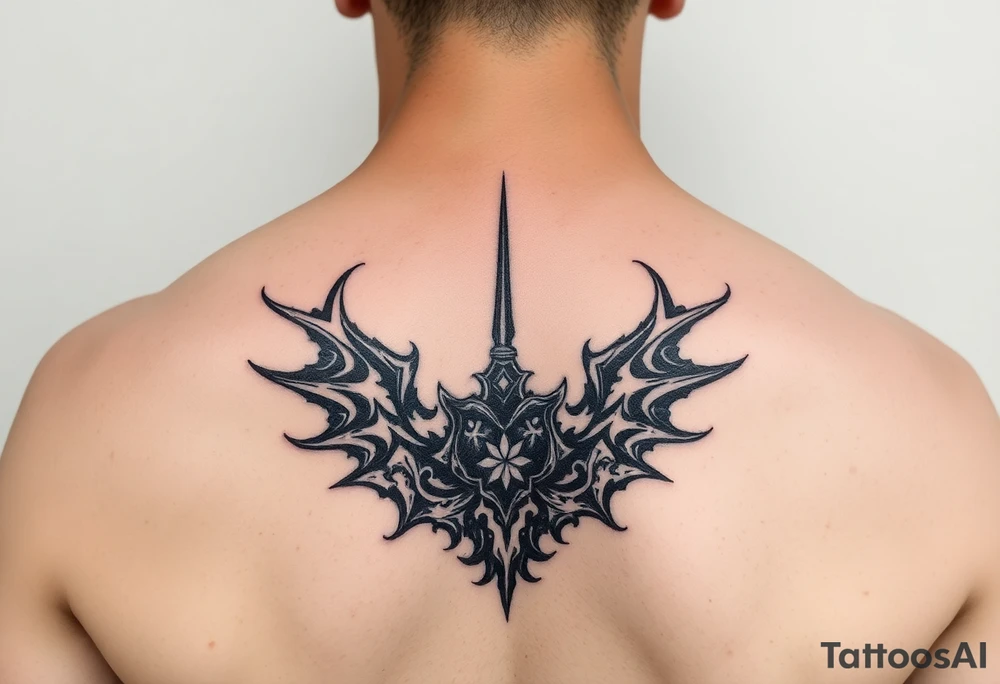 Dark magic small tattoo idea