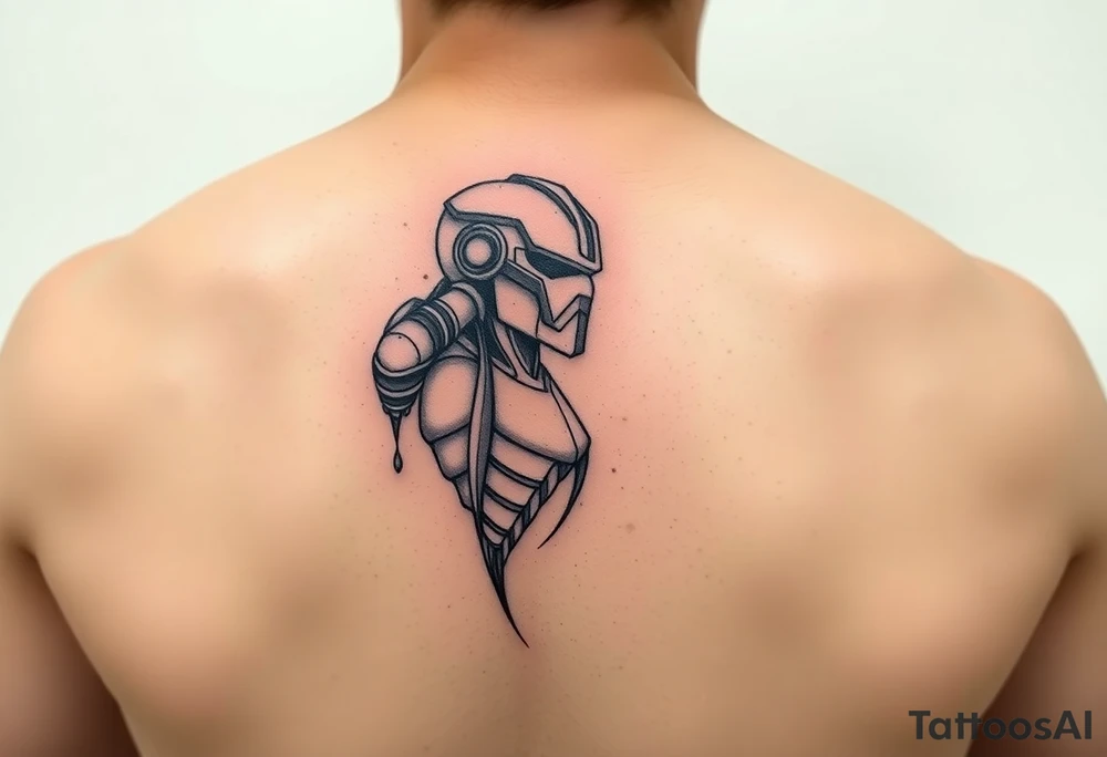 small samus Aran pixel tattoo tattoo idea