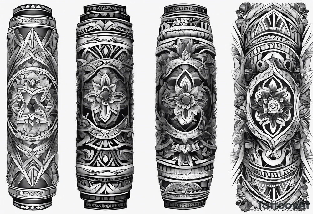 forearm masculine narrow band tattoo with rope tattoo idea