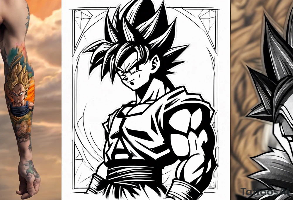dragonball z tattoo idea