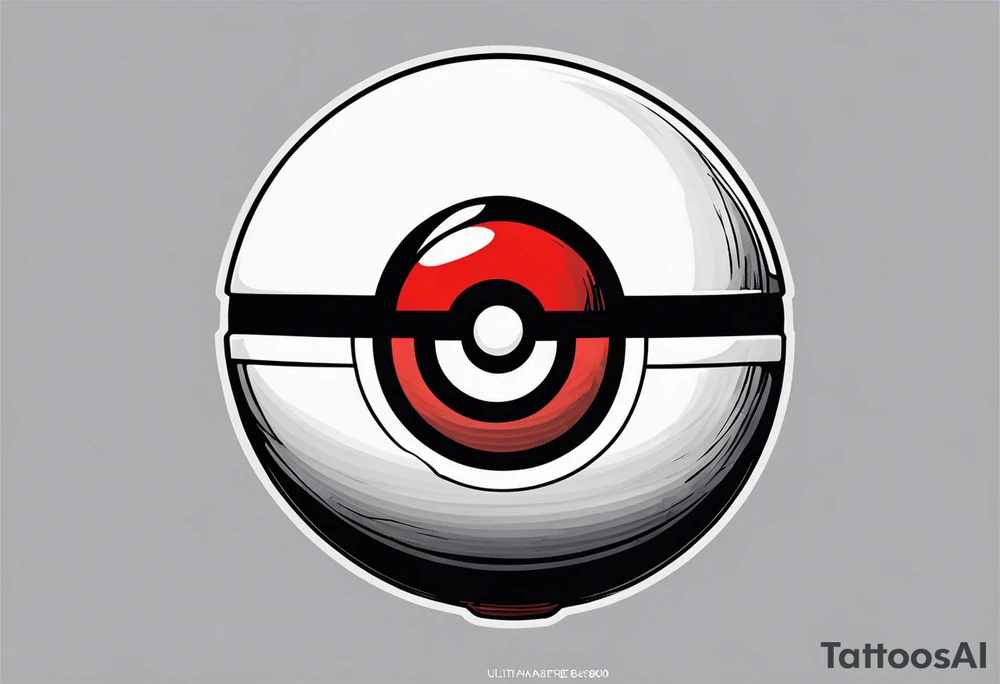 basic pokeball tattoo tattoo idea