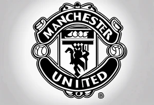 Manchester United Logo tattoo idea