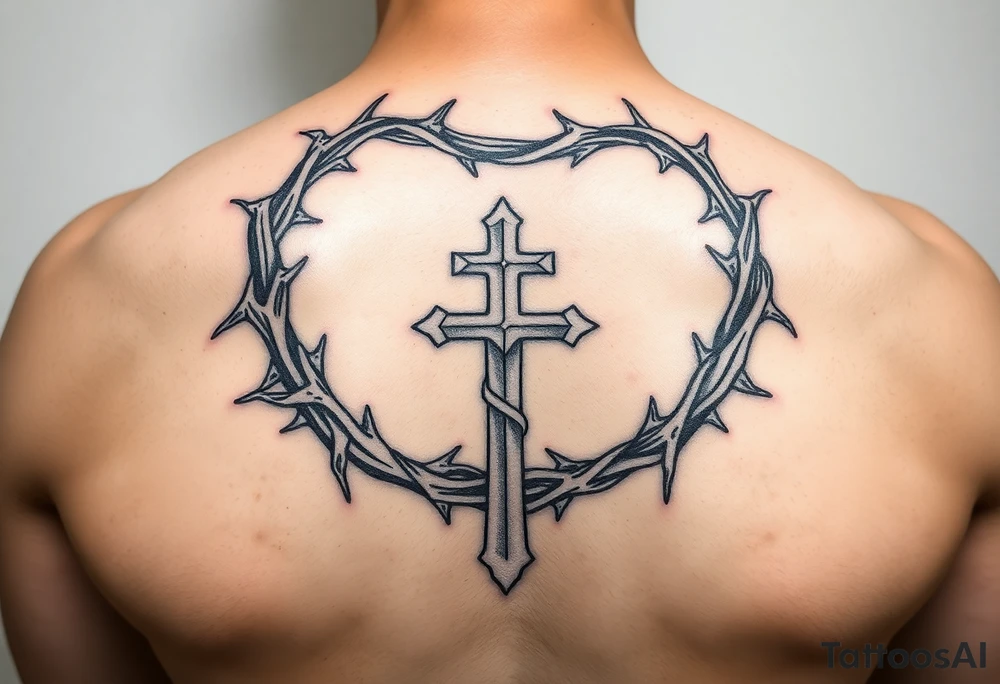Crown of thorn Spiral wrap
 include God First + cross in the wrap tattoo idea