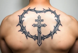 Crown of thorn Spiral wrap
 include God First + cross in the wrap tattoo idea