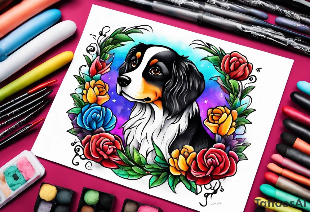 Play dough dog tattoo idea