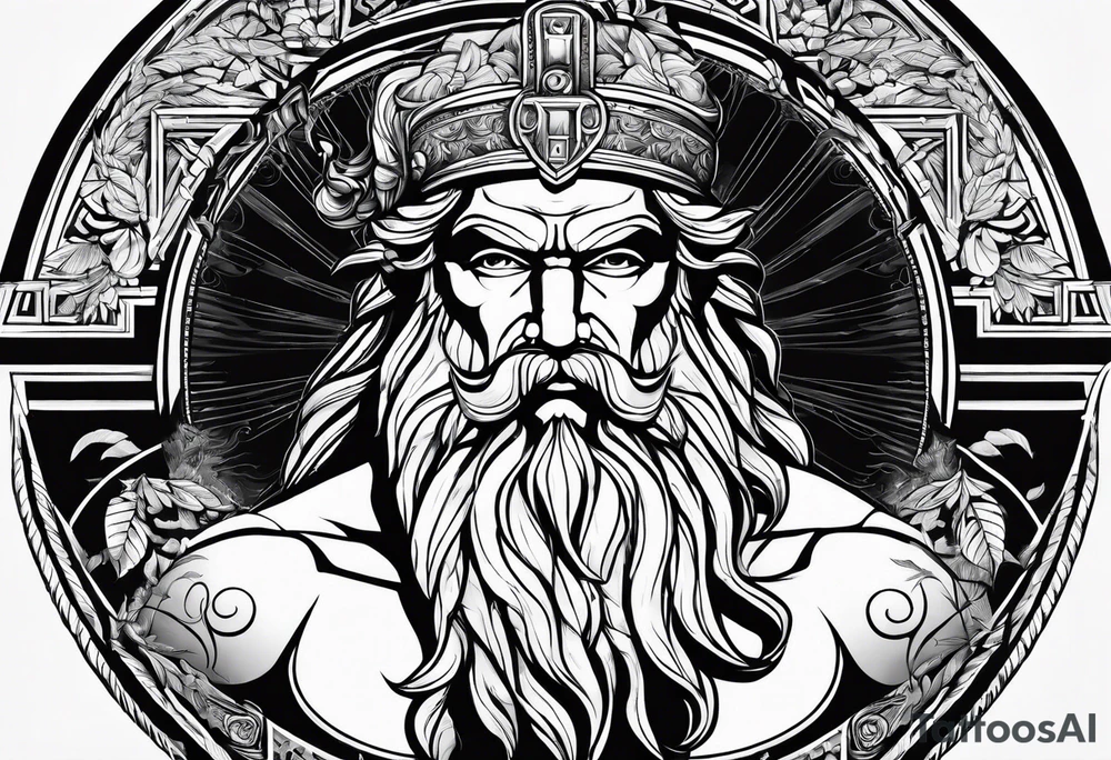 Greek Zeus tattoo idea