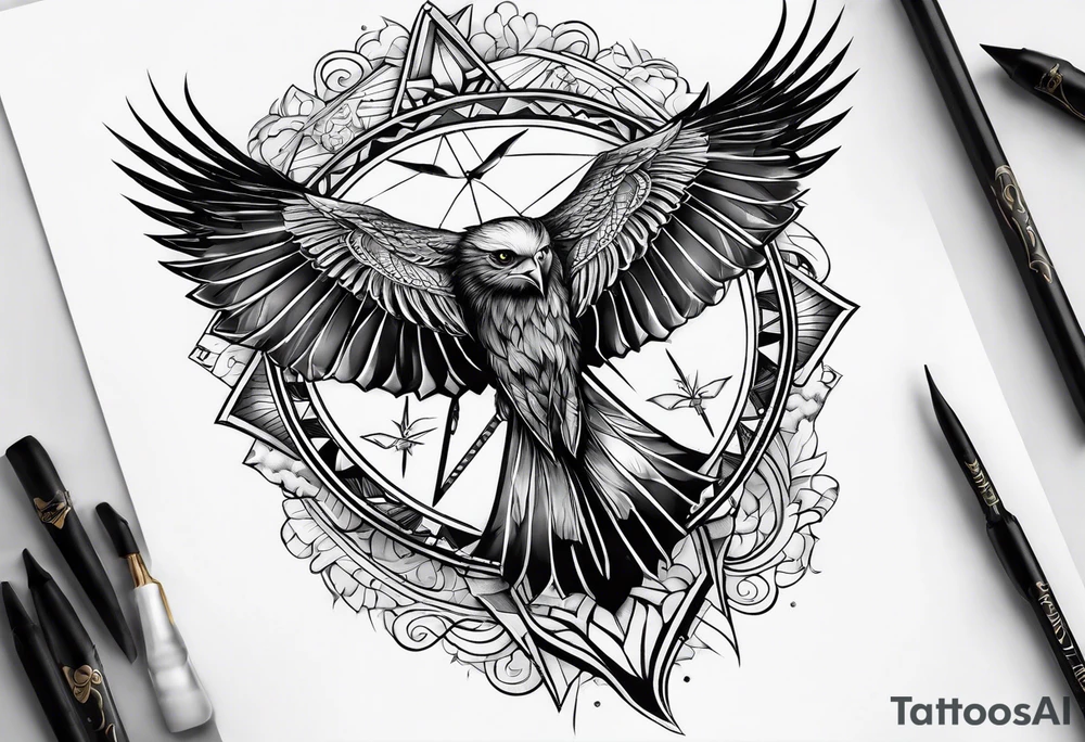 kite tattoo idea