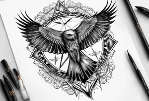 kite tattoo idea