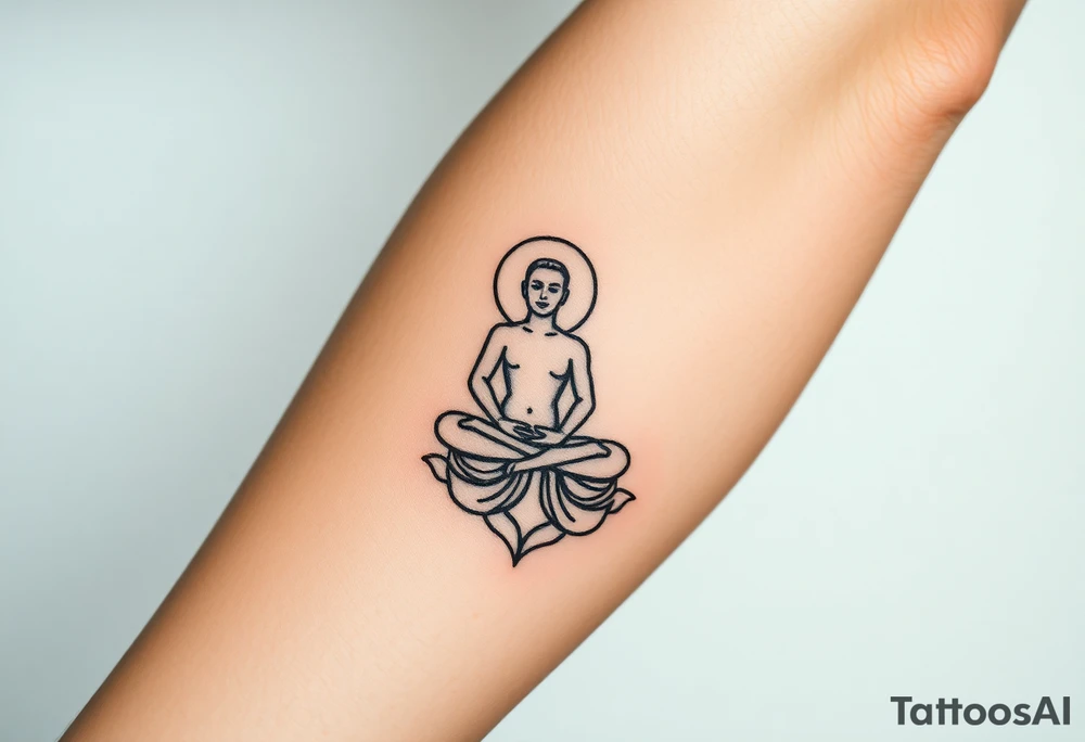 victory over coma and methadone. a new life in meditation. tattoo on the arm tattoo idea