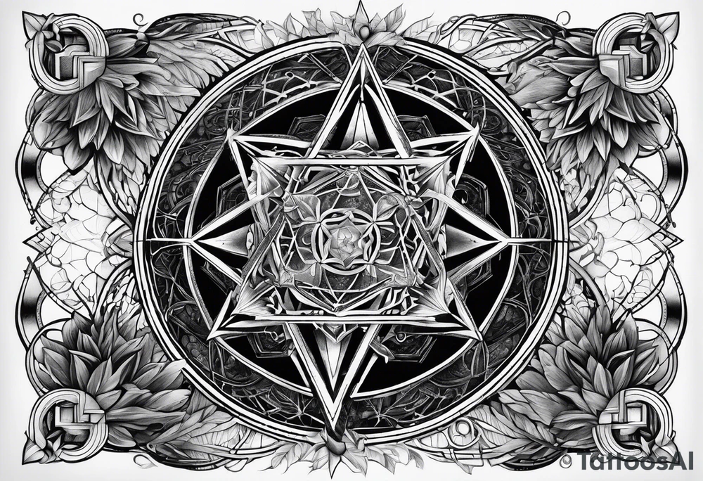 Metatron's cube tattoo idea