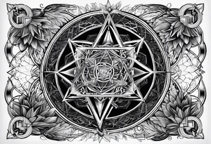 Metatron's cube tattoo idea