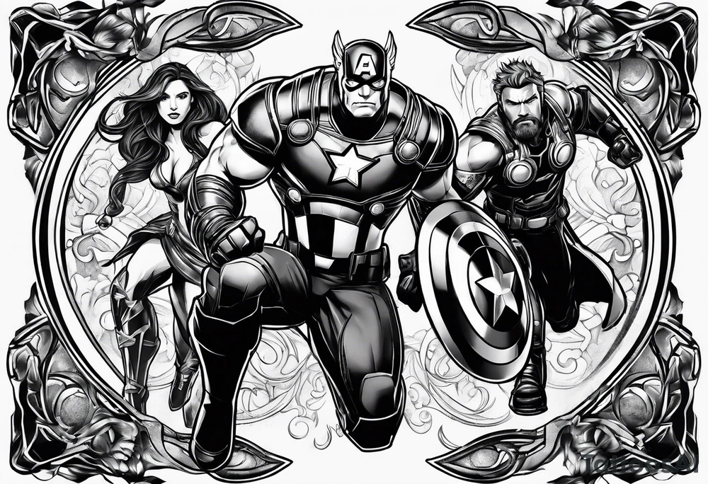 avengers tattoo idea