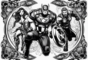 avengers tattoo idea