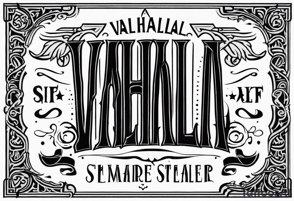 Valhalla tattoo idea