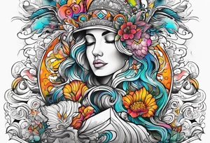 Man and god's tattoo idea