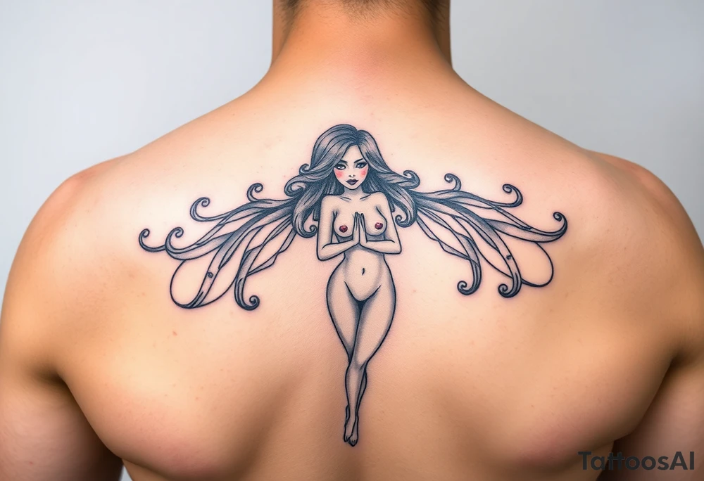 Naked women tattoo idea