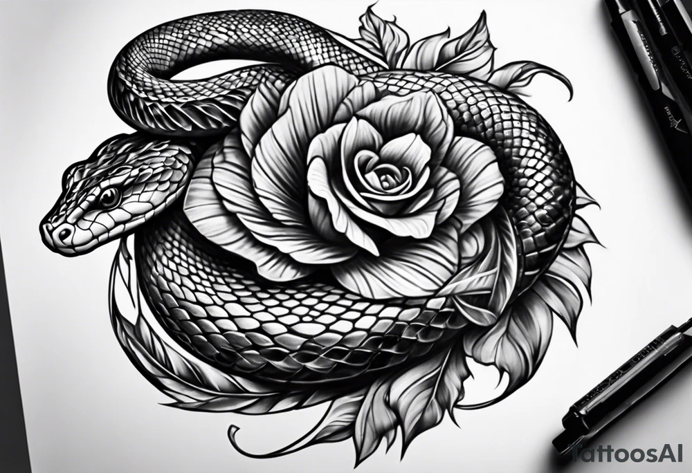 snake tattoo idea