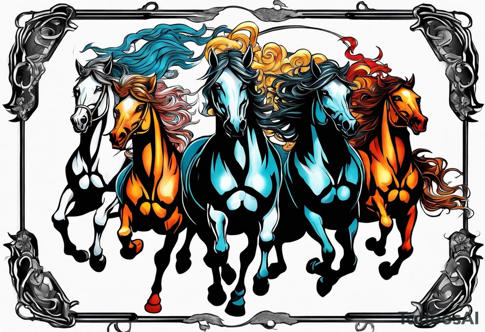 Four horsemen tattoo idea