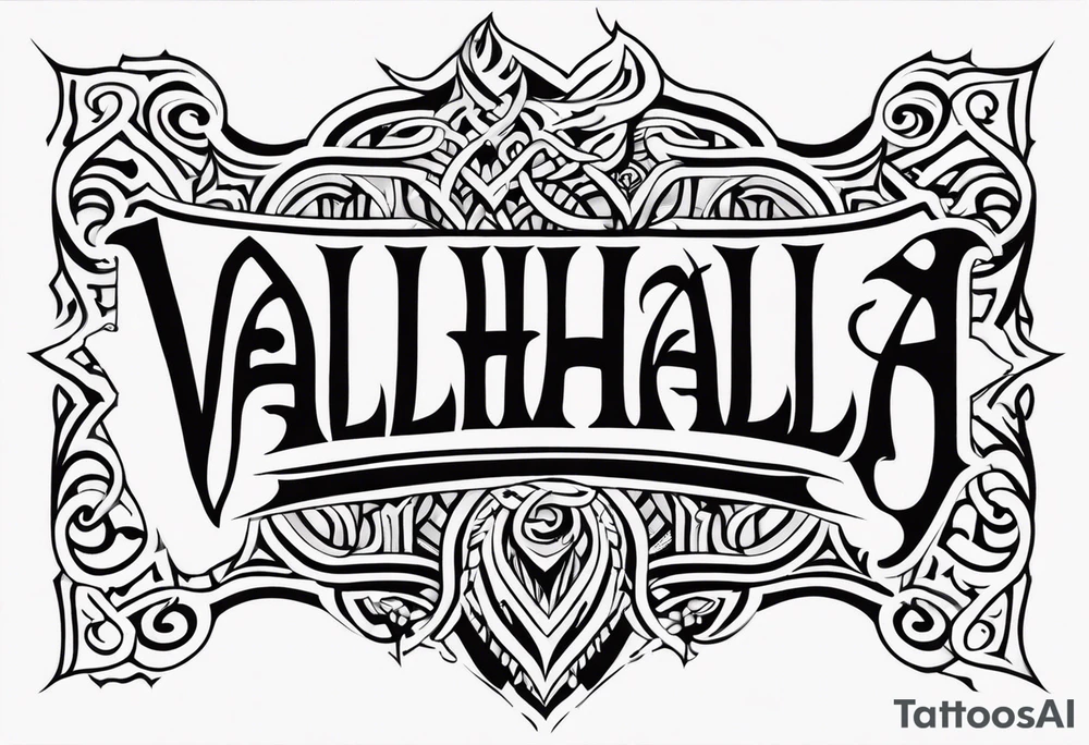 Valhalla tattoo idea