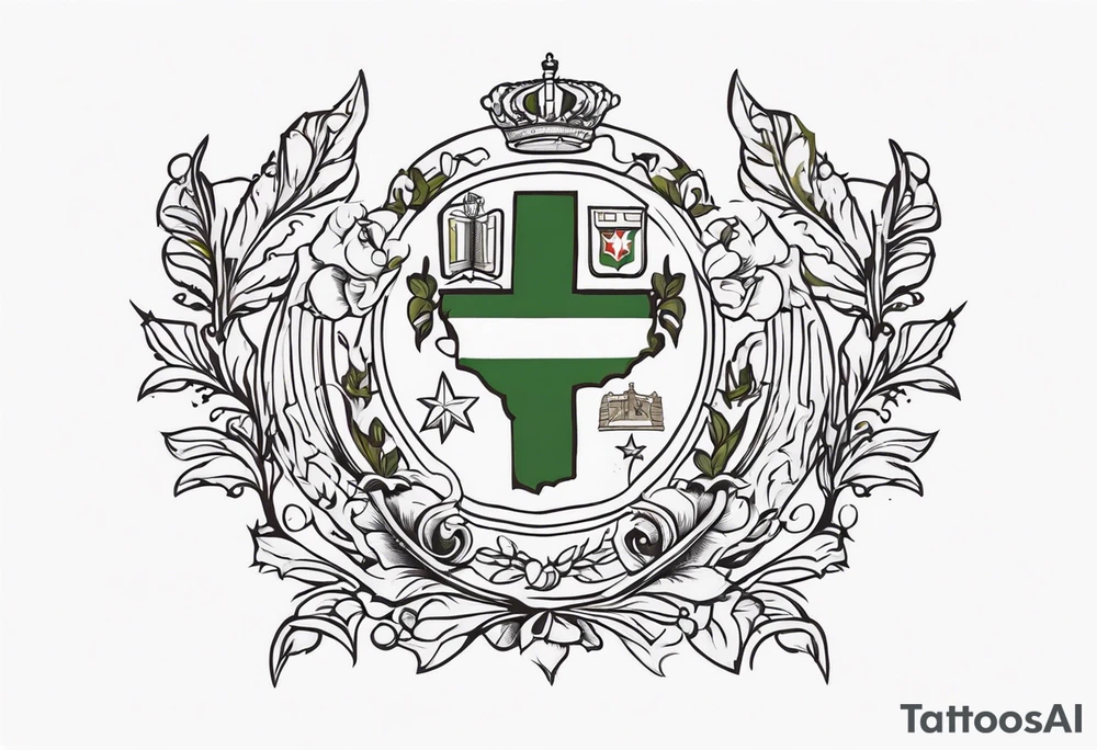 coat of arms of cuba tattoo idea