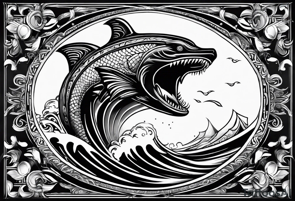 Leviathan wrapped around my fore arm tattoo idea