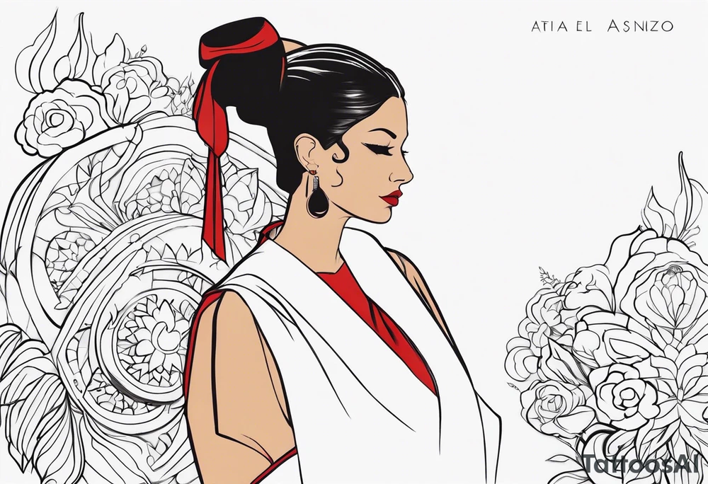 Fata dell'assenzio tattoo idea