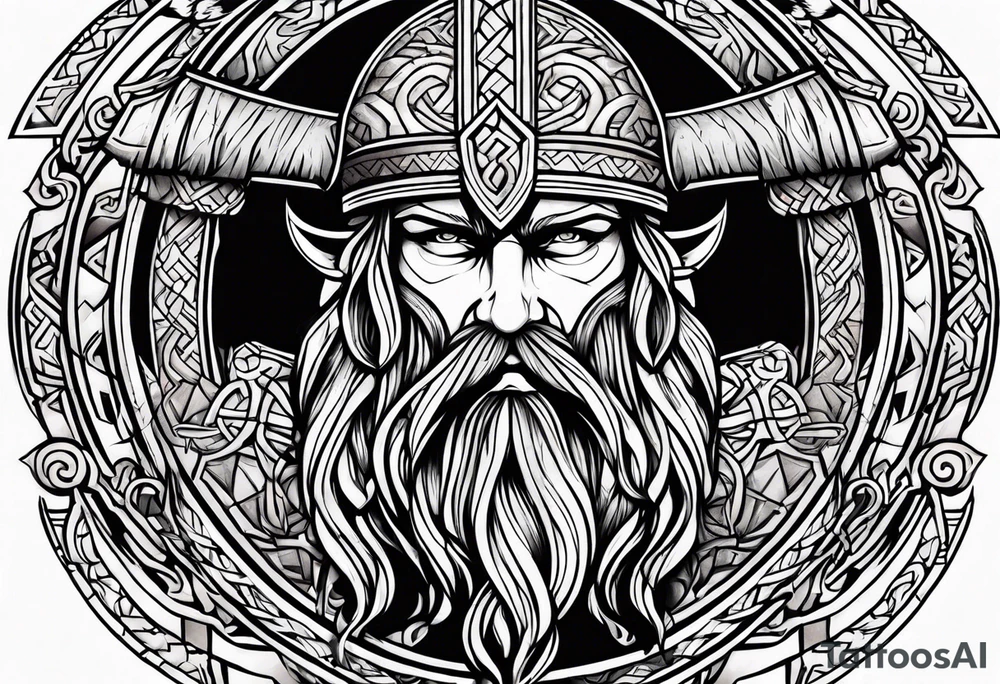 Viking tattoo idea