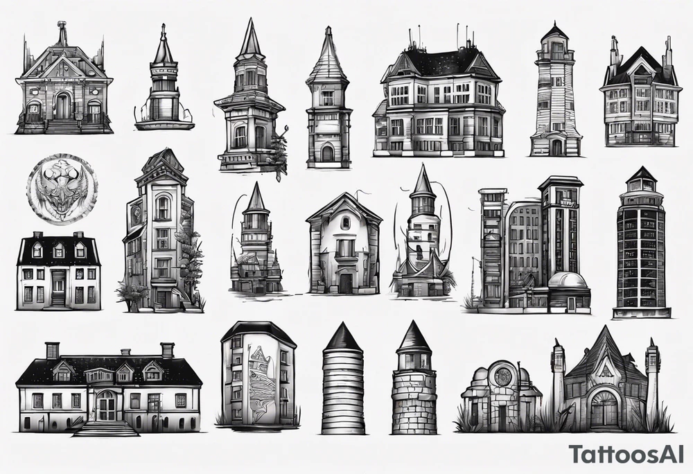 Building tattoo idea