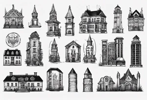 Building tattoo idea