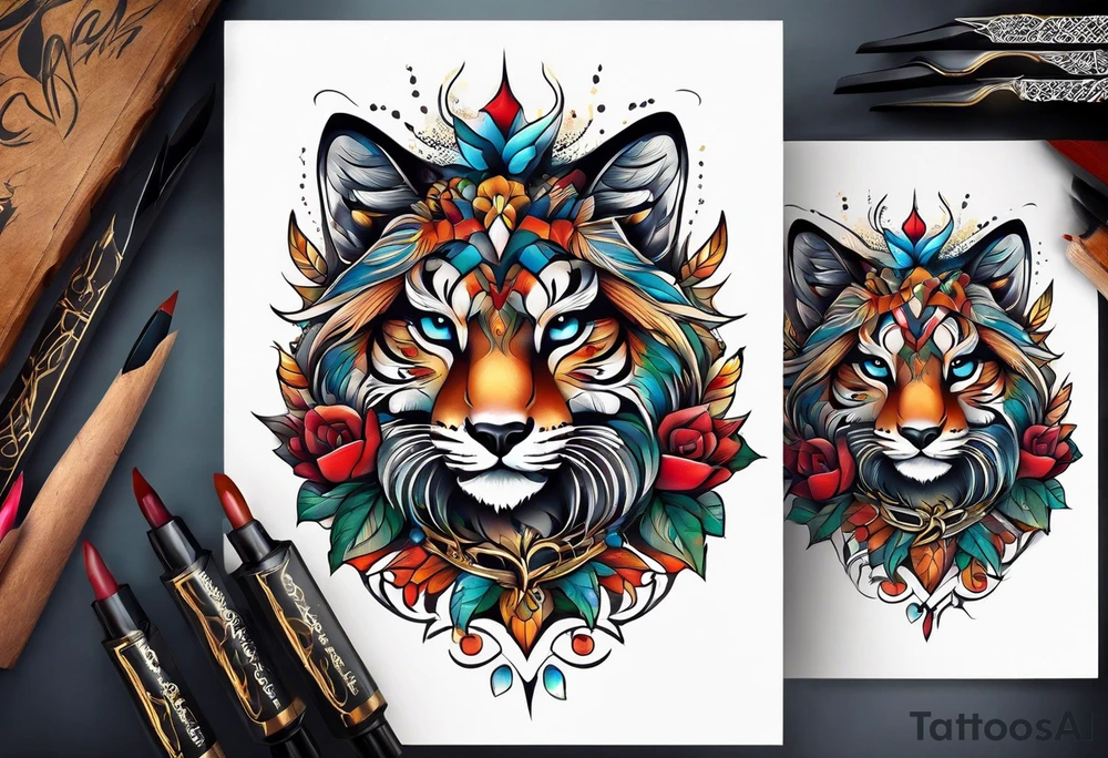 animal tattoo idea