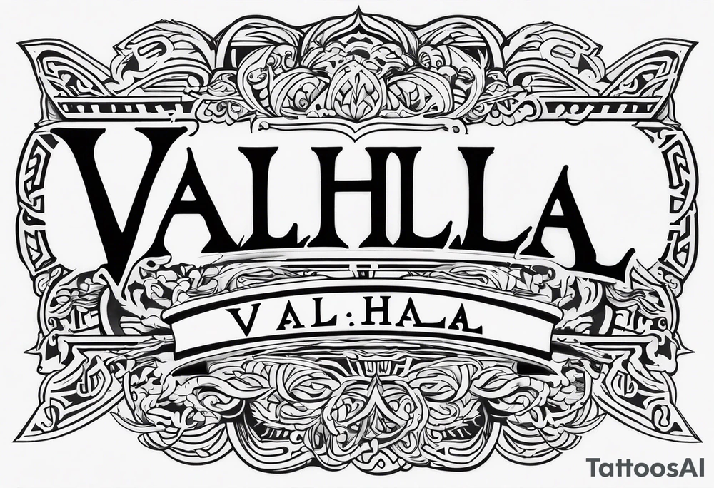 Valhalla tattoo idea