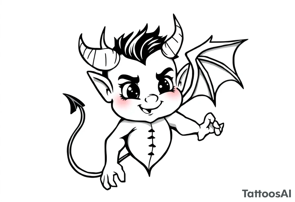 Devil tattoo idea