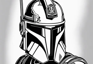 Captain Rex, Pistols drawn, Phoenix Squadron Helmet tattoo idea