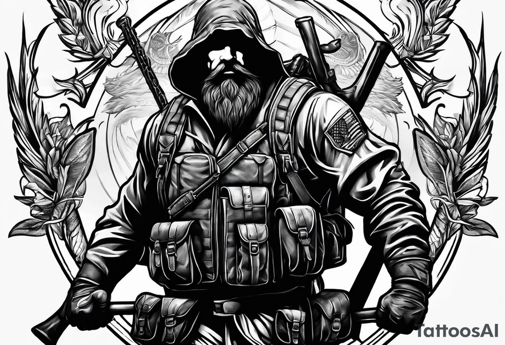 Rucking, brotherhood, shadows, fitness, GrowRuck tattoo idea