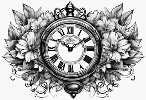 Date watch tattoo idea
