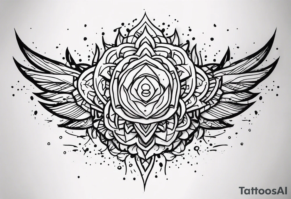 Ripped skin mark tattoo design tattoo idea