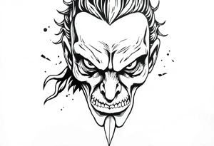 action beats anxiety with a cool desing tattoo idea