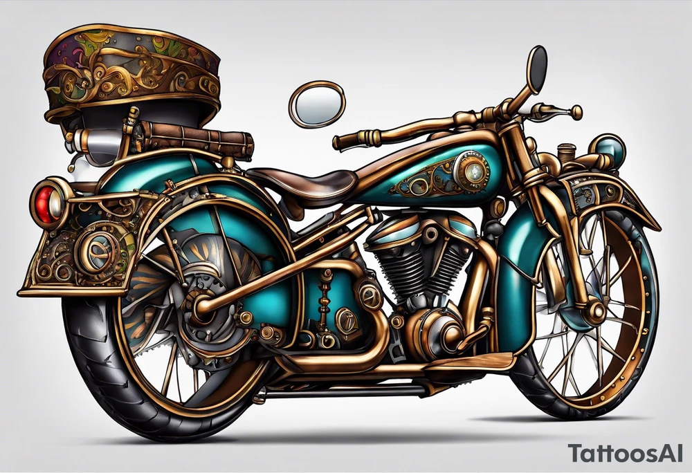 Steampunk tattoo idea