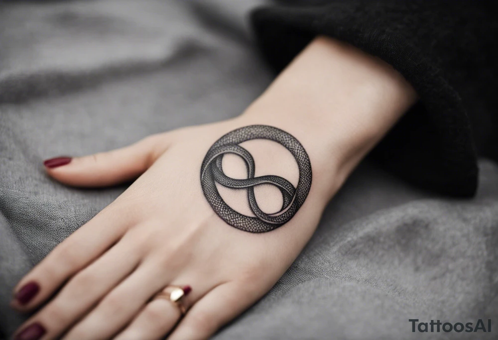 "A minimalist tattoo design symbolizing deep friendship, centered around the name 'Düha.' The design features two intertwined hands, representing trust and support, with a delicate infinity symbol subtly woven into the lines of the hands, indicating eternal friendship. Surrounding the hands, soft abstract elements like flowing lines or watercolor splashes gently frame the name 'Düha' written in elegant script, giving the design a personal and timeless touch. The overall style should evoke warmth, connection, and loyalty." tattoo idea